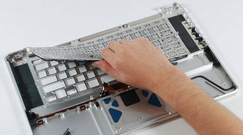 macbook wymiana klawiatury